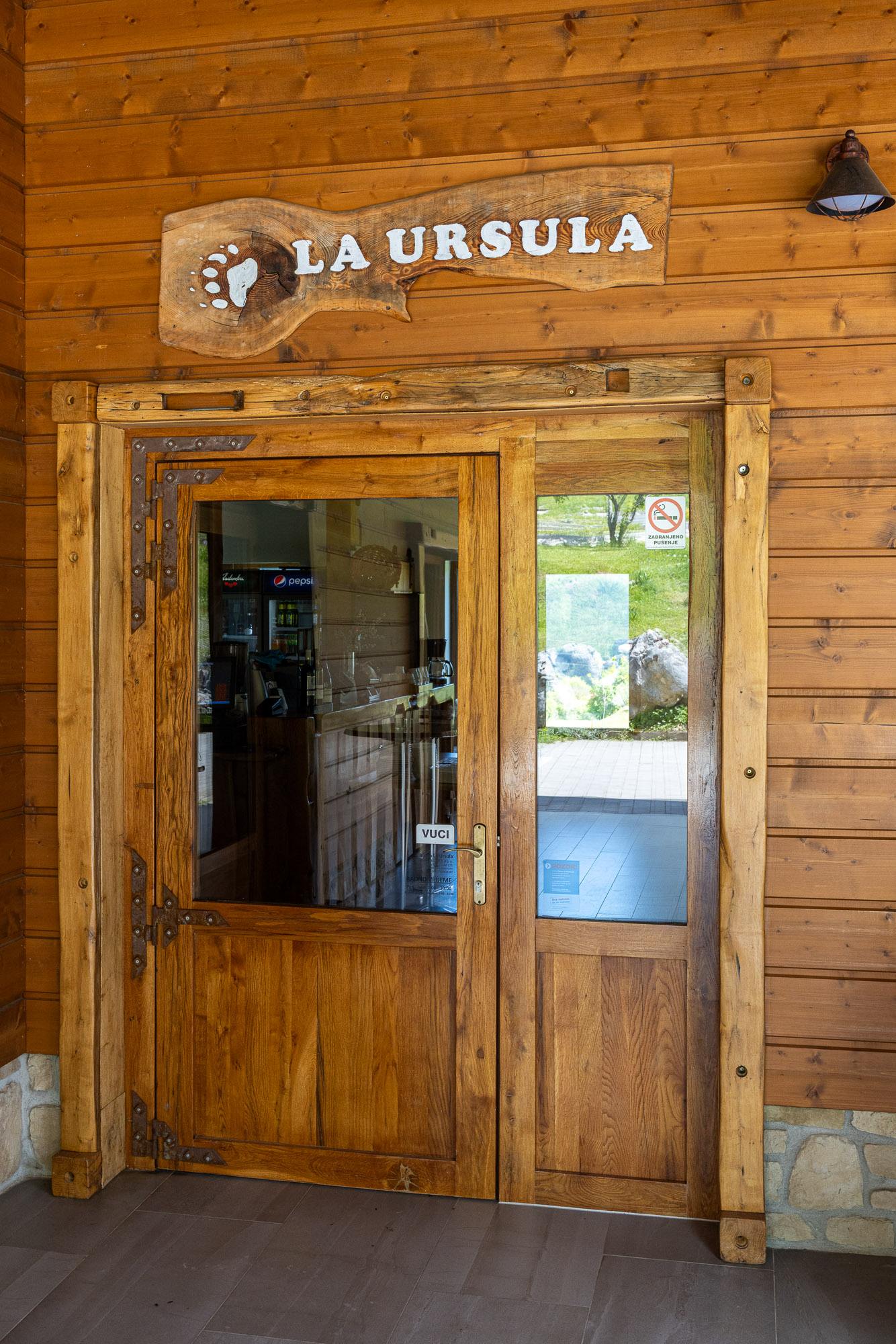 La Ursula wild game bistro entrance